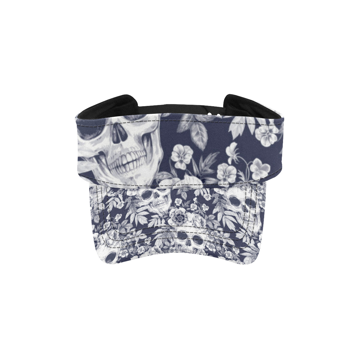 Skull Floral Beautiful Unisex Sun Visor