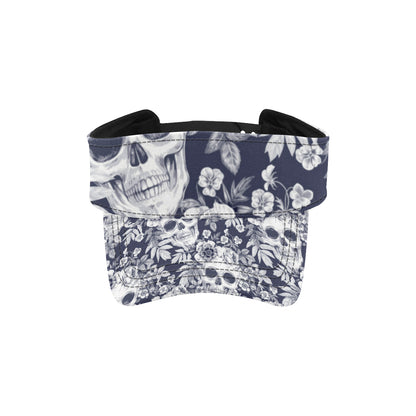 Skull Floral Beautiful Unisex Sun Visor
