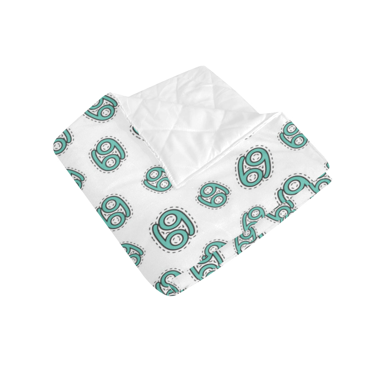 Cancer Zodiac Pattern Print Design 04 Premium Quilt