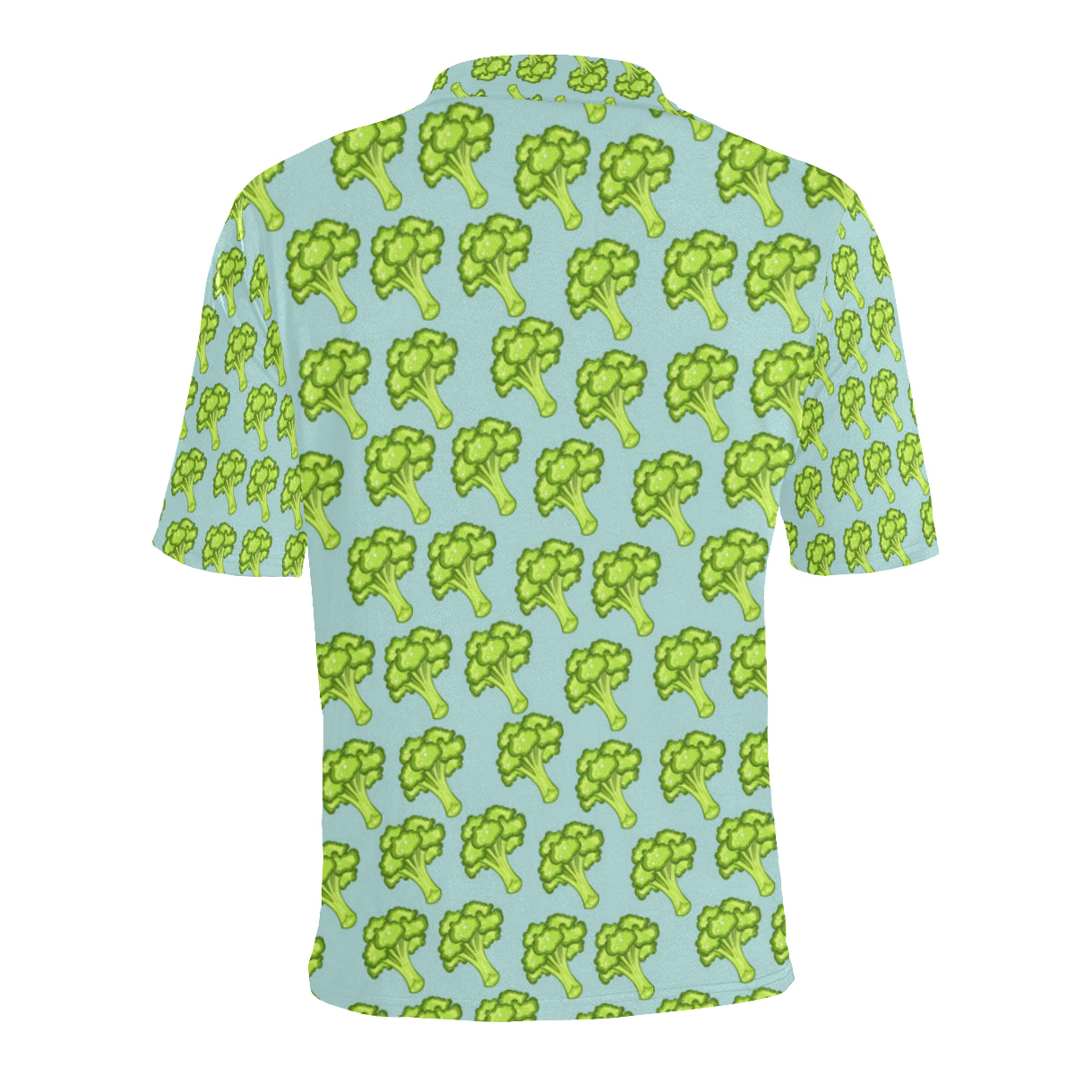 Broccoli Pattern Print Design 02 Men Polo Shirt