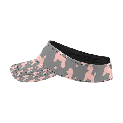 Poodle Pattern Print Design A02 Unisex Sun Visor