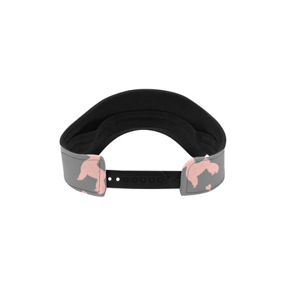 Poodle Pattern Print Design A02 Unisex Sun Visor