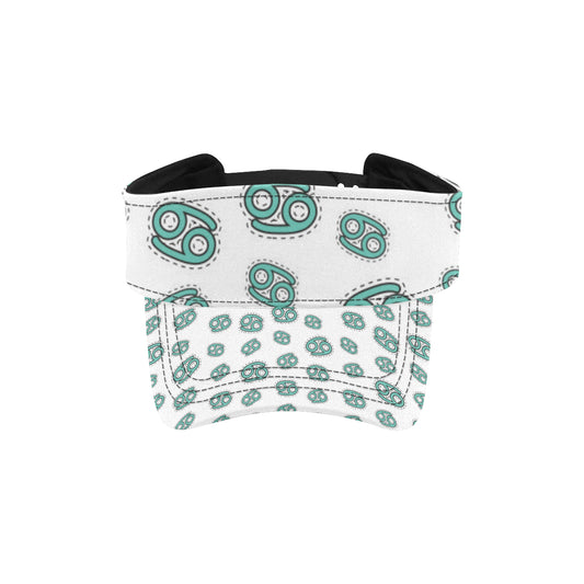 Cancer Zodiac Pattern Print Design 04 Unisex Sun Visor