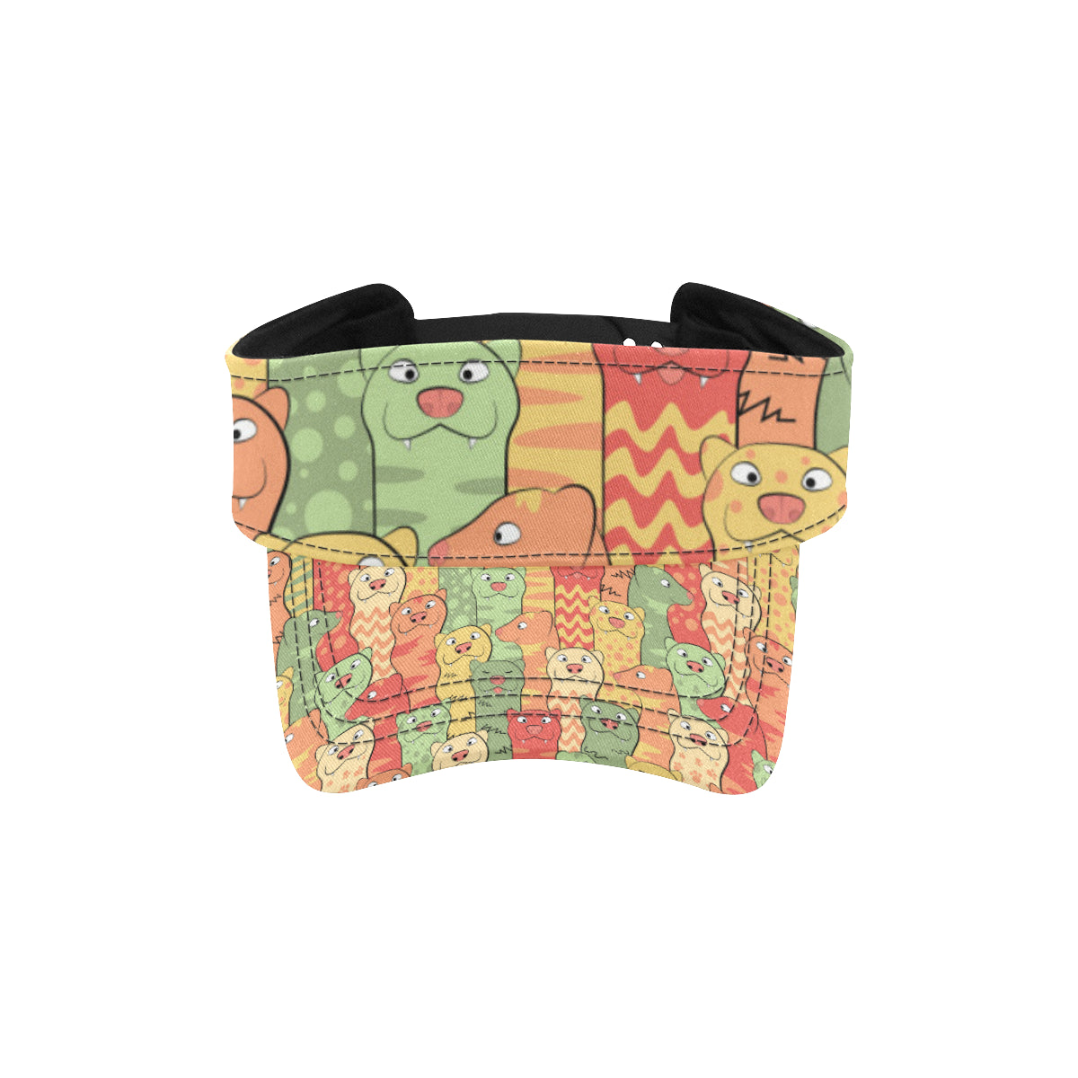 Ferret Pattern Print Design 01 Unisex Sun Visor