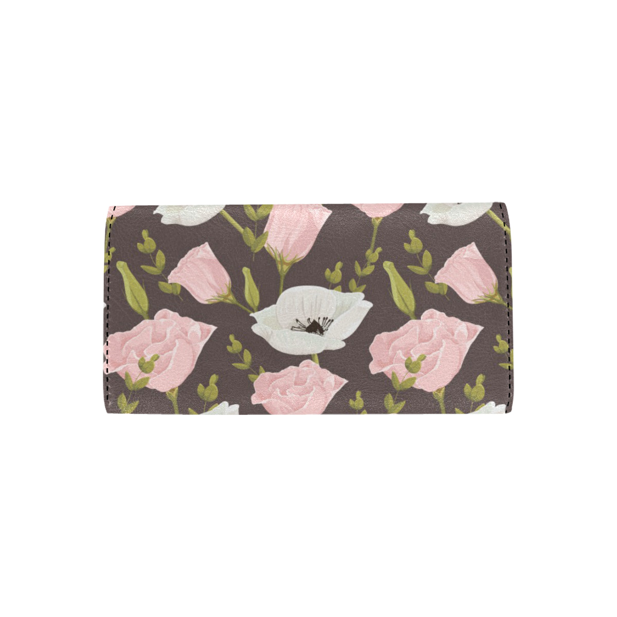 Anemone Pattern Print Design AM011 Women's Trifold Wallet