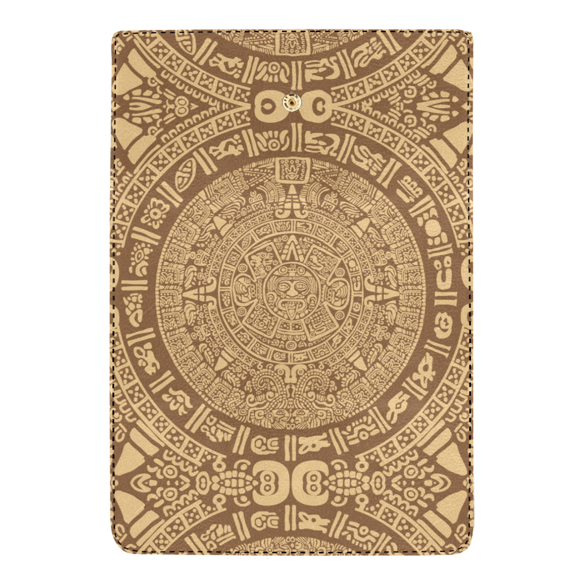 Mayan Pattern Print Design 01 Women's Trifold Wallet