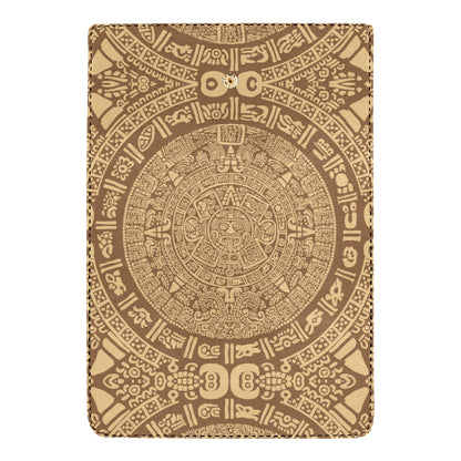 Mayan Pattern Print Design 01 Women's Trifold Wallet