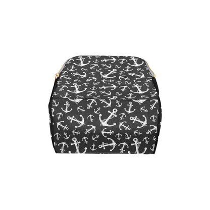 Anchor Black White Diaper Bag Backpack