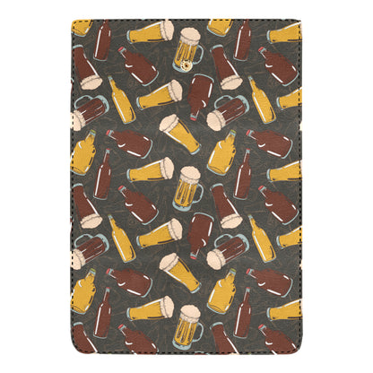 Beer Pattern Print Design 03 Women's Trifold Wallet
