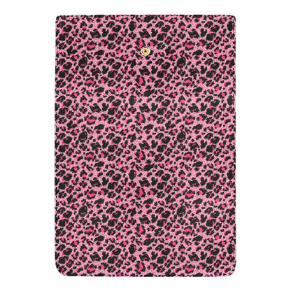Cheetah Pink Pattern Print Design 01 Women's Trifold Wallet