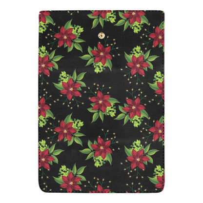 Poinsettia Pattern Print Design A01 Women's Trifold Wallet