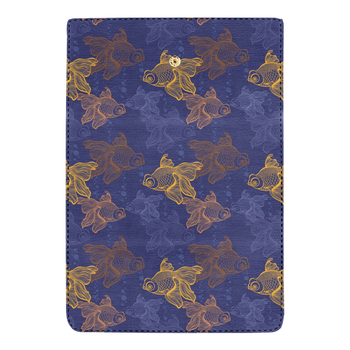 Goldfish Pattern Print Design 01 Women's Trifold Wallet
