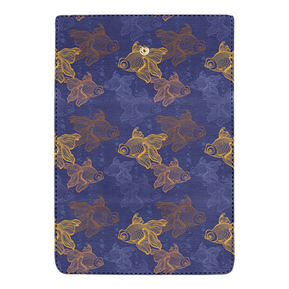 Goldfish Pattern Print Design 01 Women's Trifold Wallet