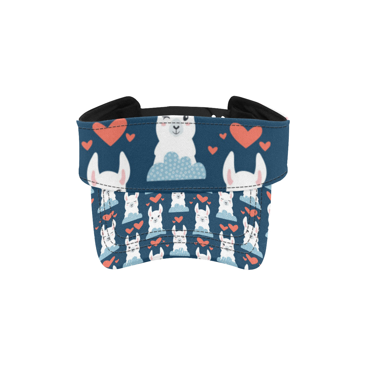 Alpaca Love Pattern Print Design 05 Unisex Sun Visor