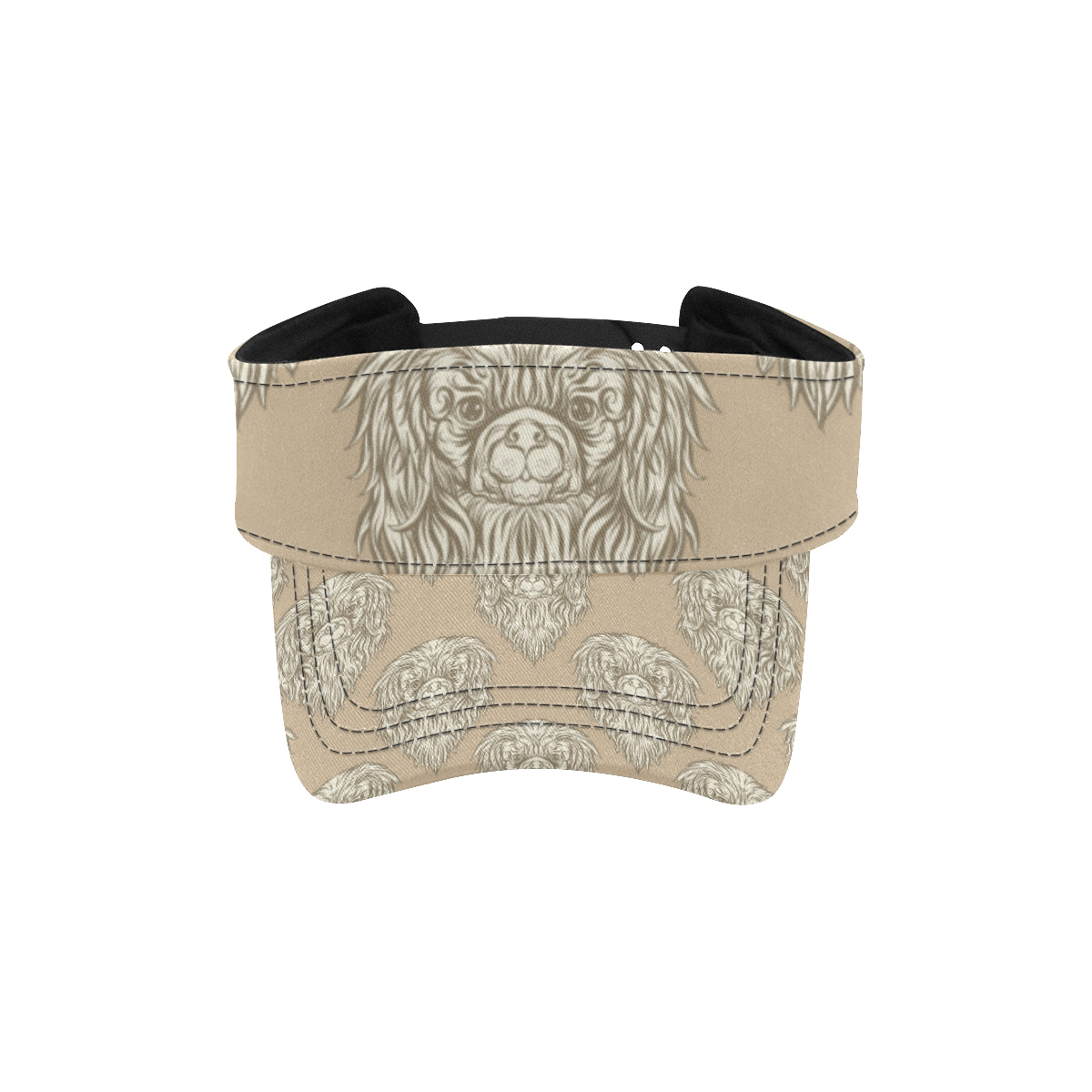 Pekingese Pattern Print Design A01 Unisex Sun Visor