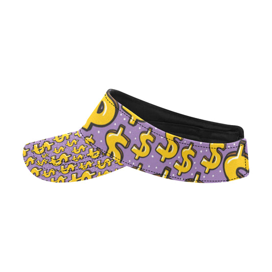 Dollar Pattern Print Design DO01 Unisex Sun Visor