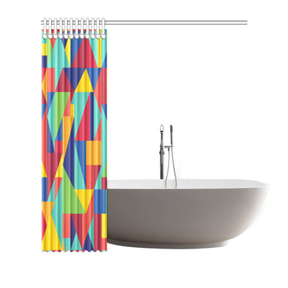Mosaic Pattern Print Design 01 Shower Curtain