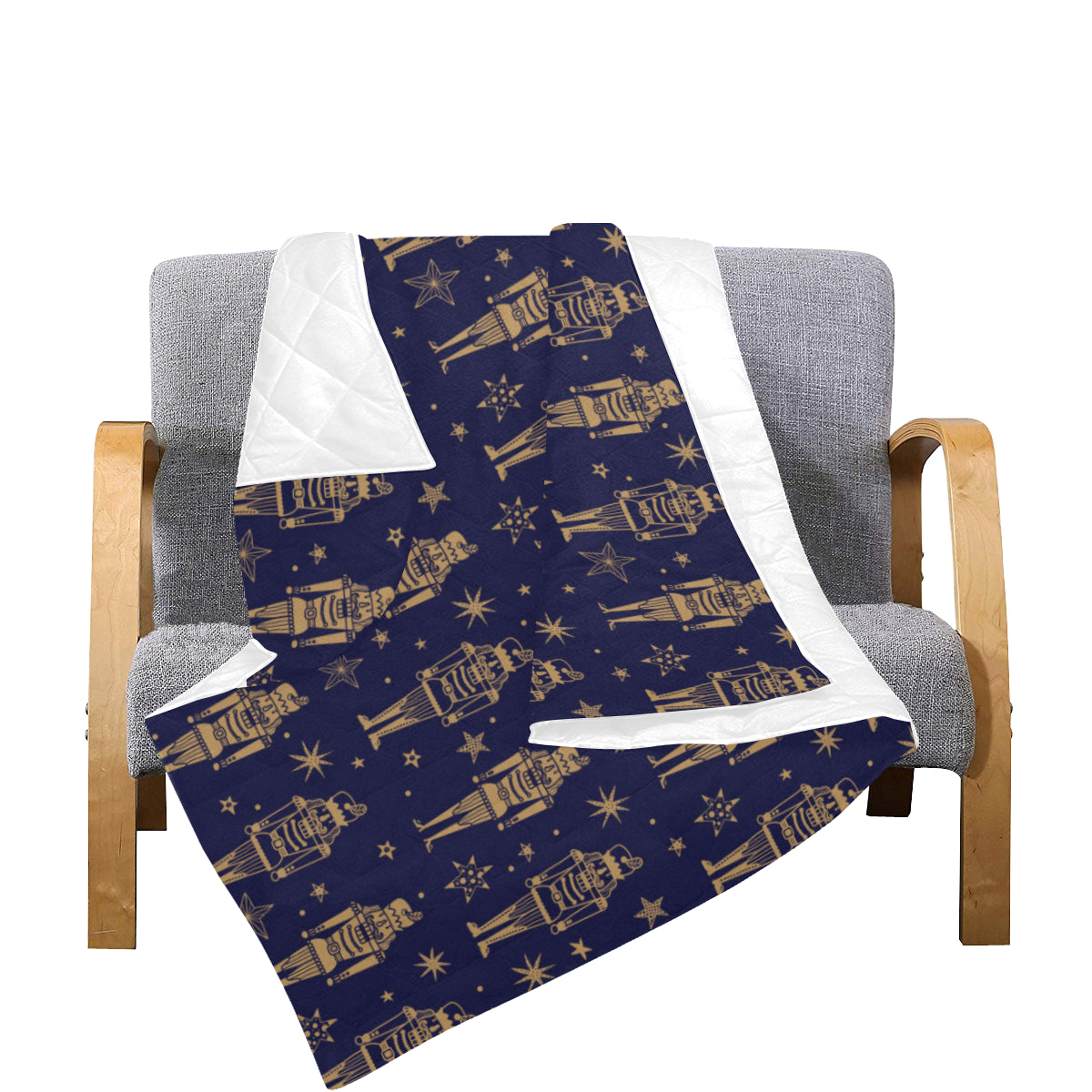Nutcracker Pattern Print Design A05 Premium Quilt