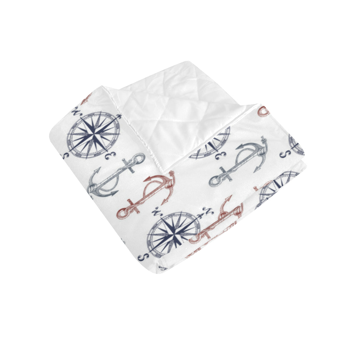 Anchor Pattern Print Design 06 Premium Quilt