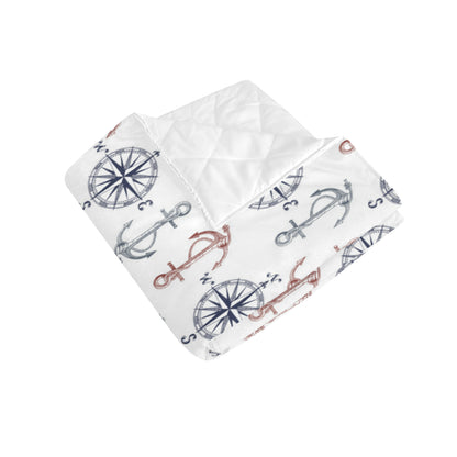 Anchor Pattern Print Design 06 Premium Quilt