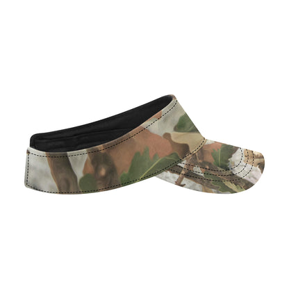 Camo Realistic Tree Forest Print Unisex Sun Visor