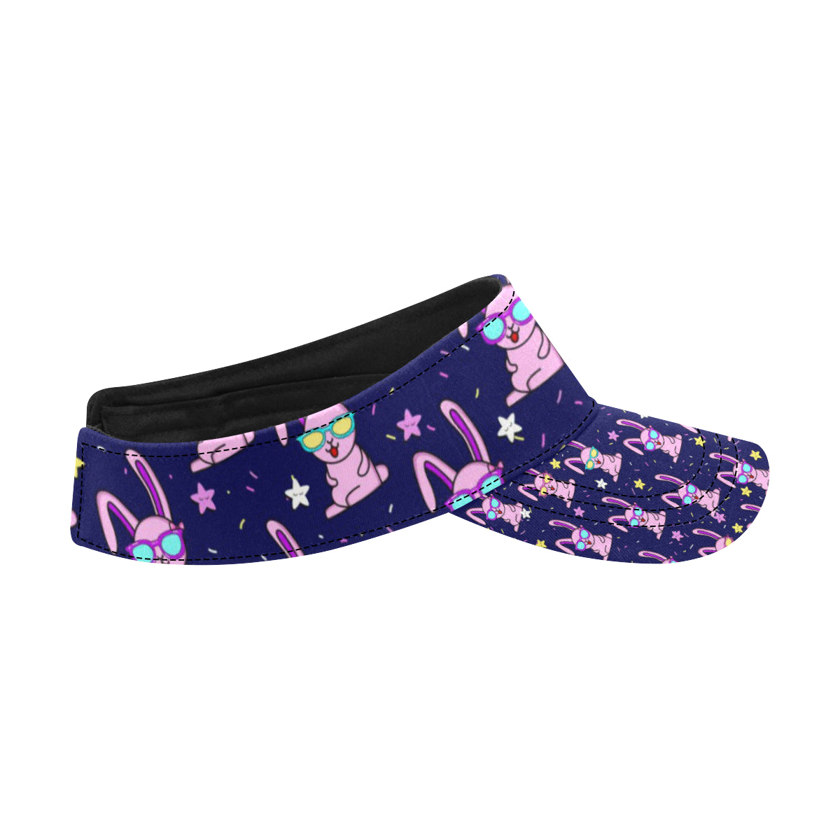 Rabbit Baby Pattern Print Design RB015 Unisex Sun Visor