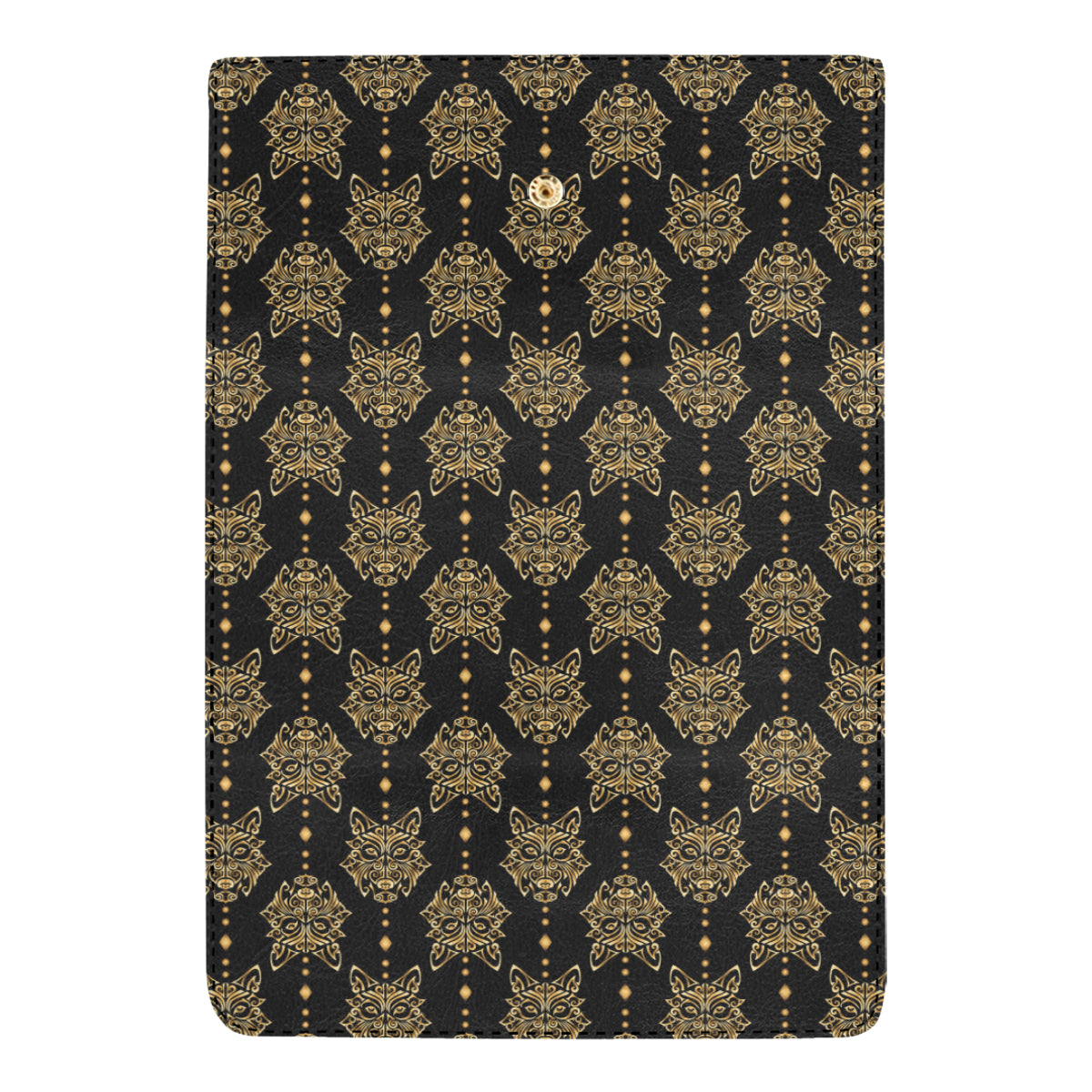 Aztec Wolf Pattern Print Design 04 Women's Trifold Wallet