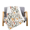 Mustache Pattern Print Design A02 Premium Quilt