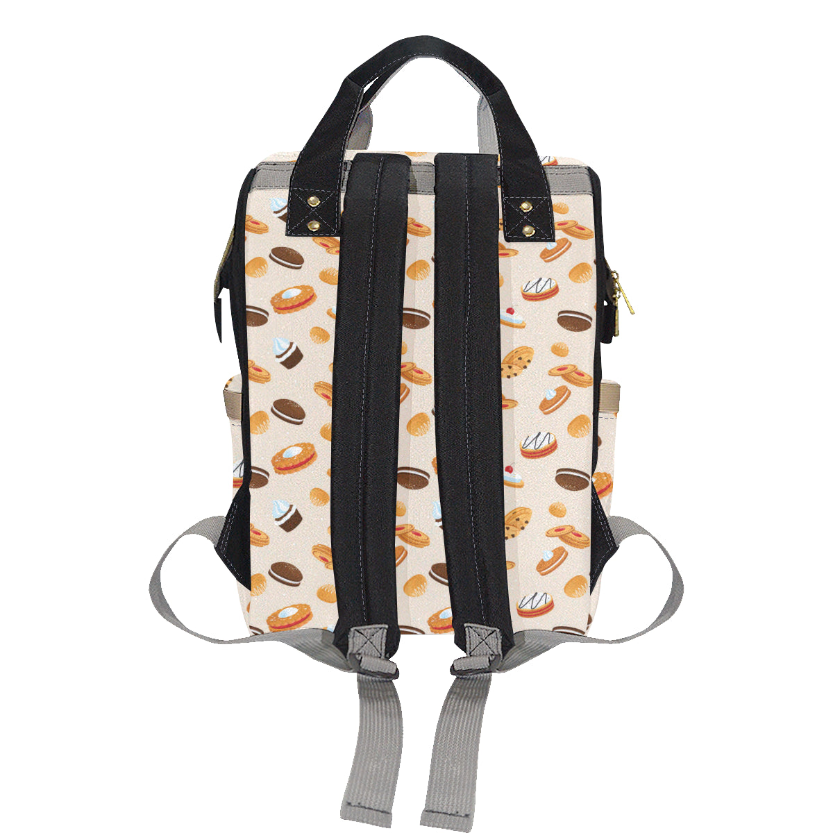 Biscuit Pattern Print Design 01 Diaper Bag Backpack