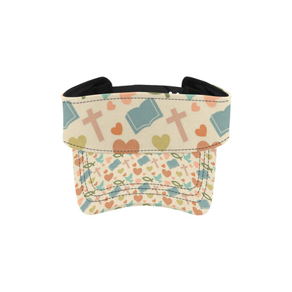 Christian Symbol Pattern Unisex Sun Visor