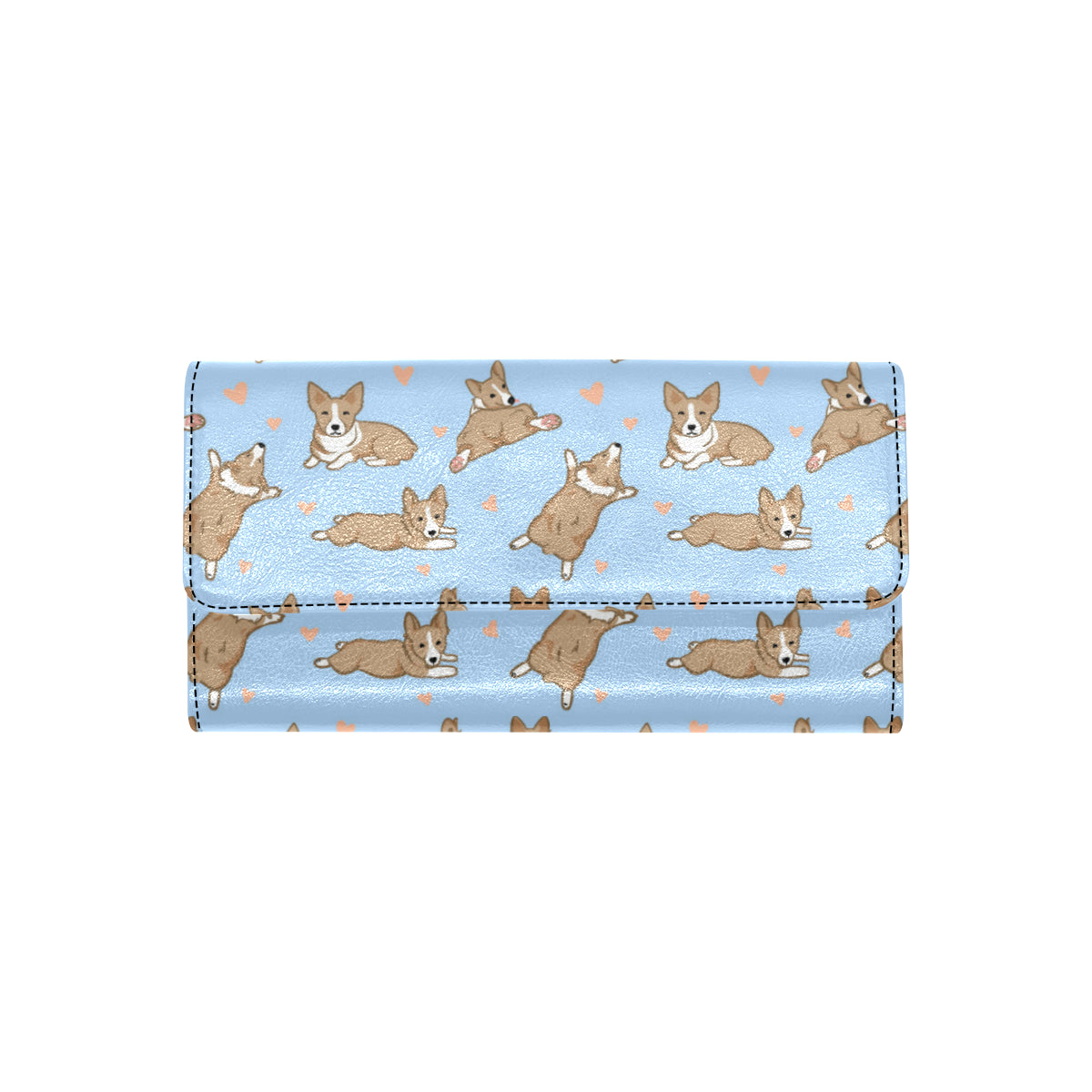 Pembroke Welsh Corgis Pattern Print Design A05 Women's Trifold Wallet