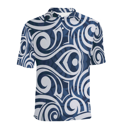 Maori Pattern Print Design 01 Men Polo Shirt