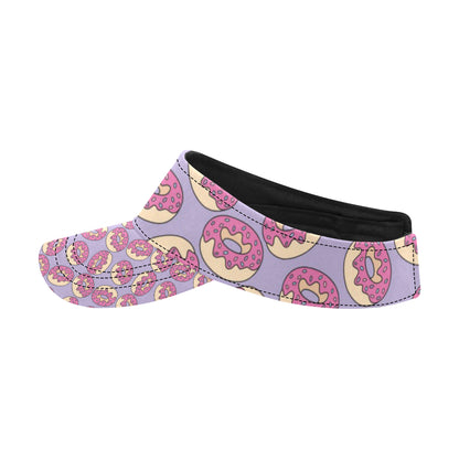 Donut Pattern Print Design DN015 Unisex Sun Visor