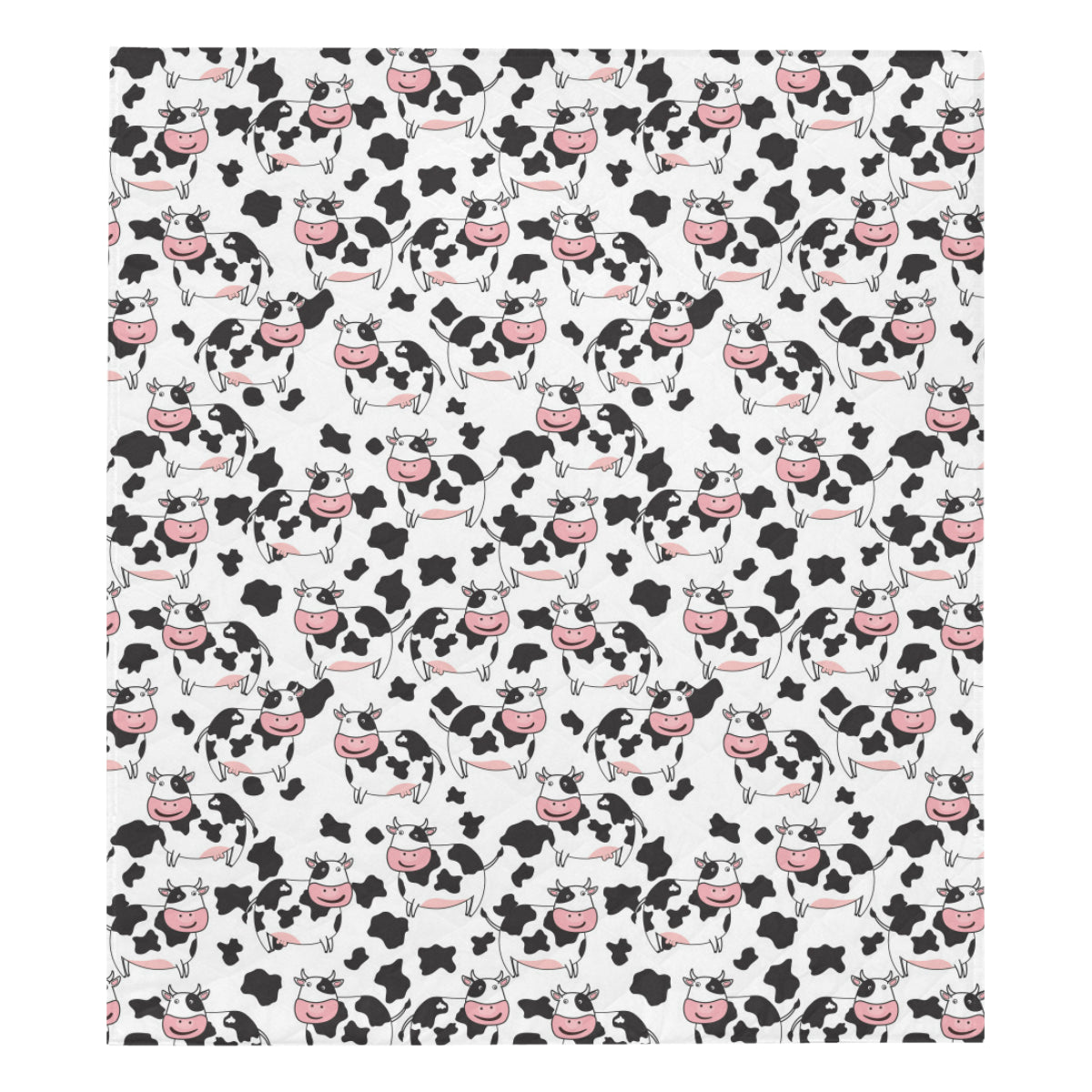 Cow Pattern Print Design 02 Premium Quilt
