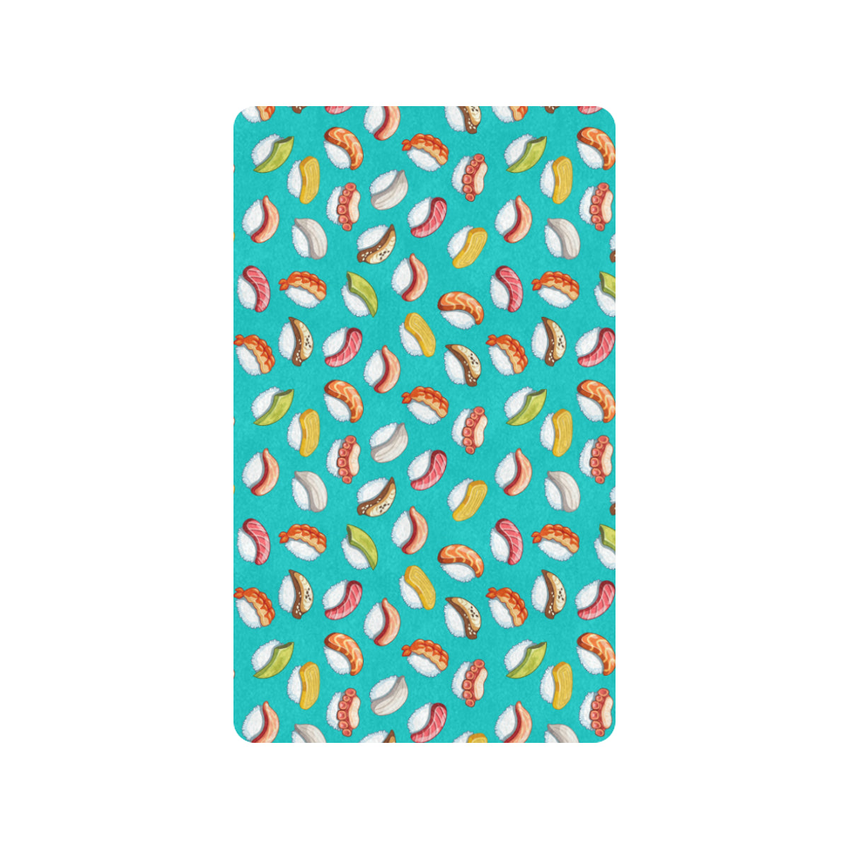 Sushi Themed Print Rubber Doormat