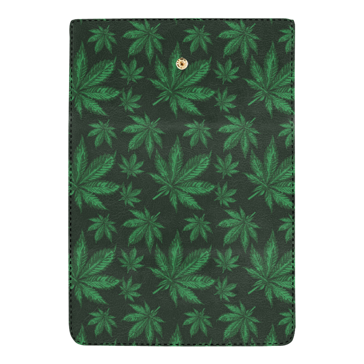 Pot Leaf Pattern Print Design A04 Women's Trifold Wallet