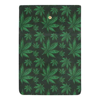 Pot Leaf Pattern Print Design A04 Women's Trifold Wallet
