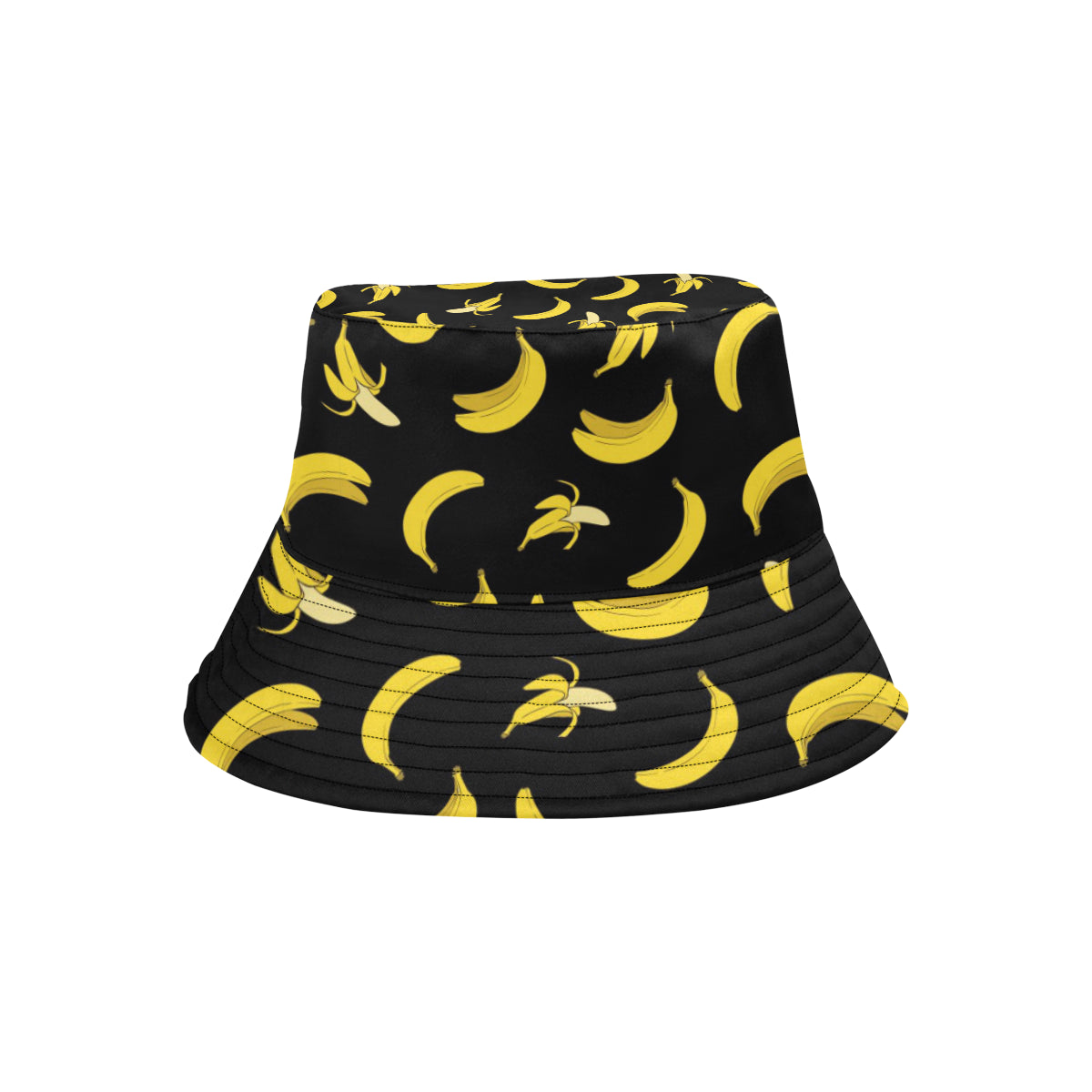 Banana Pattern Print Design BA05 Unisex Bucket Hat
