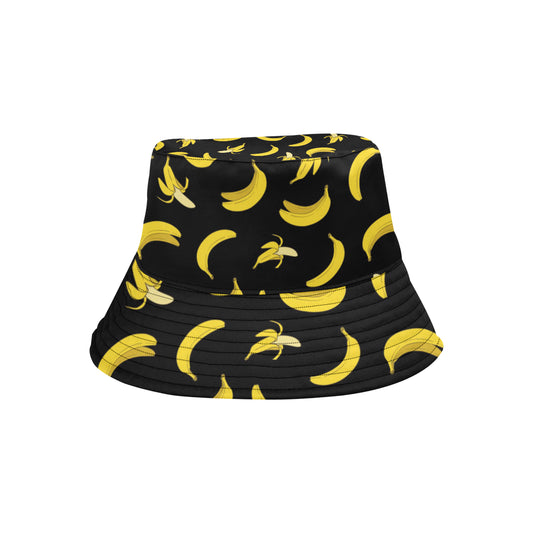 Banana Pattern Print Design BA05 Unisex Bucket Hat