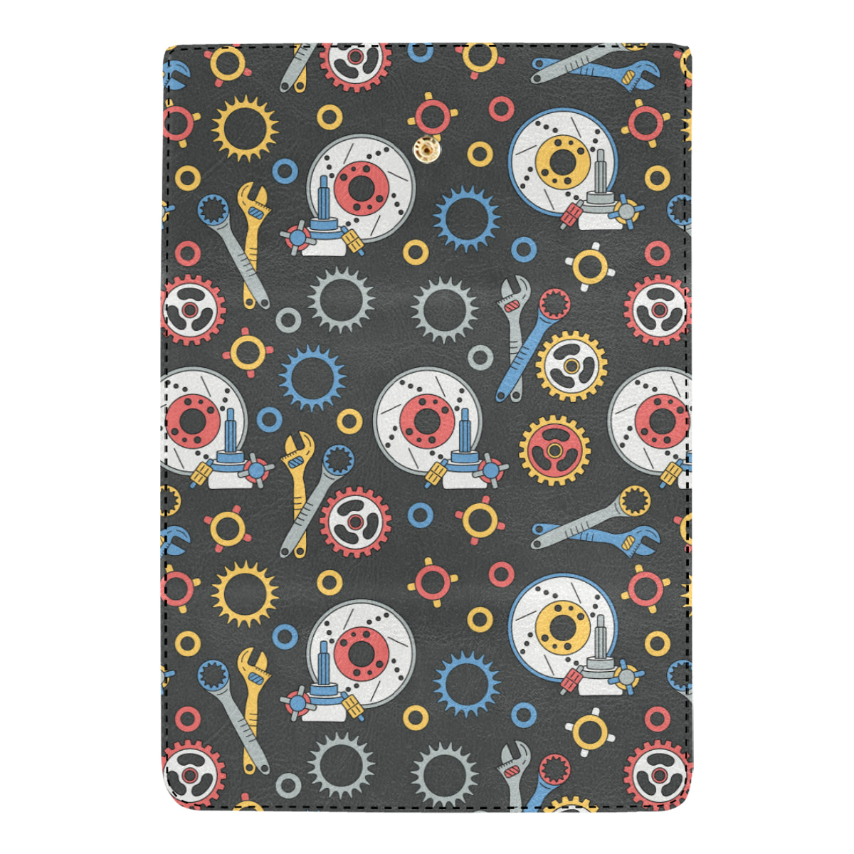 Mechanic Pattern Print Design 01 Women's Trifold Wallet