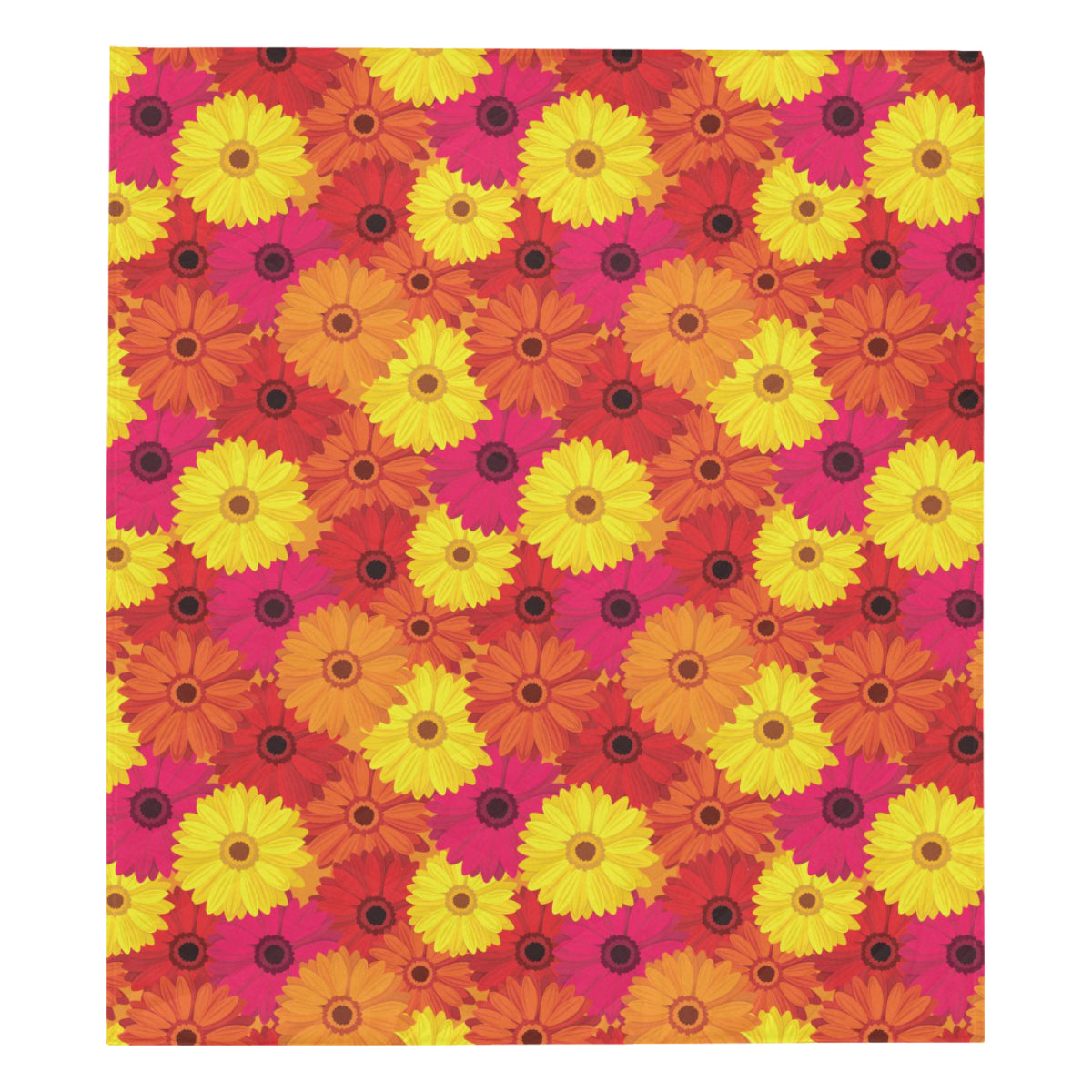 Gerberas Pattern Print Design GB05 Premium Quilt