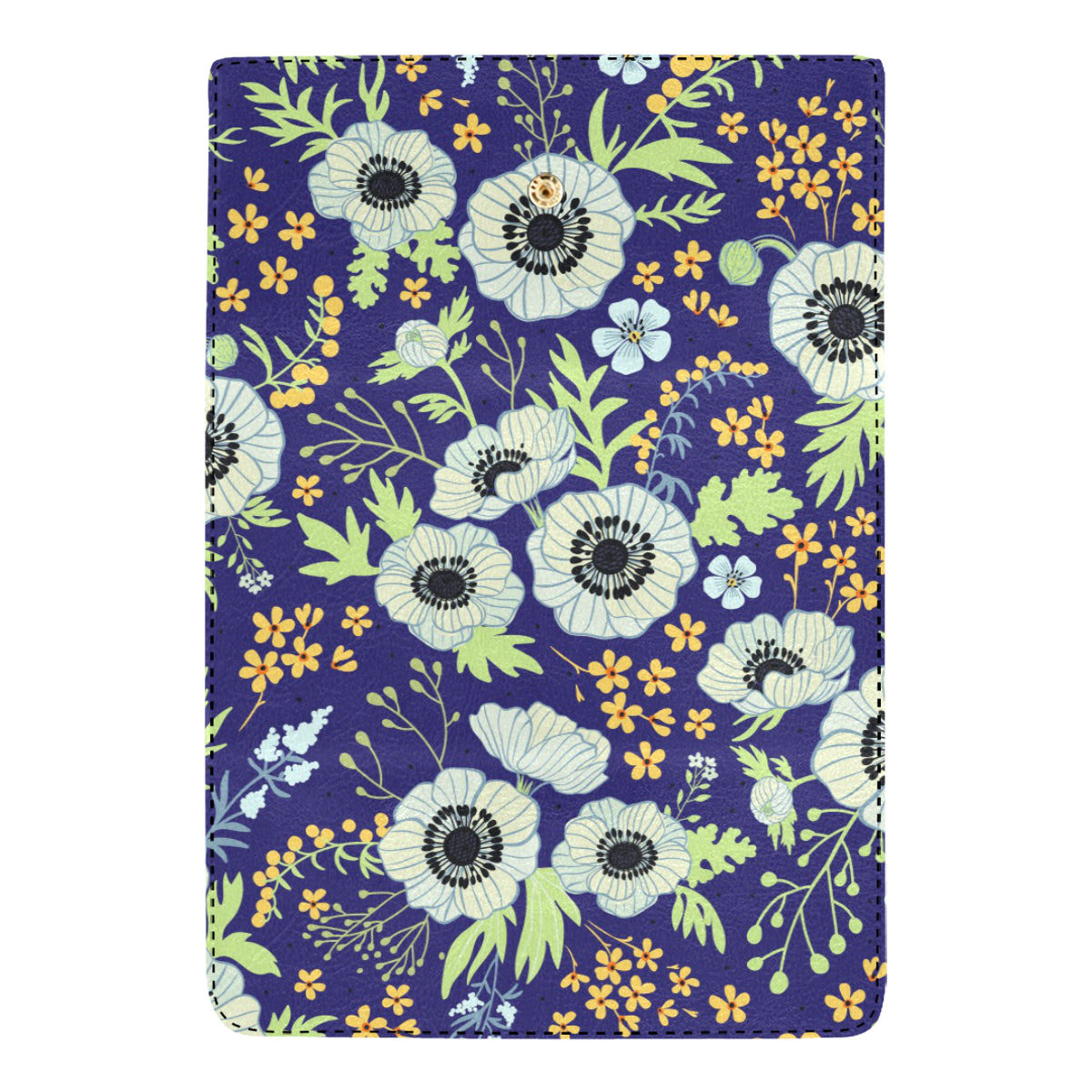 Anemone Pattern Print Design AM06 Women's Trifold Wallet