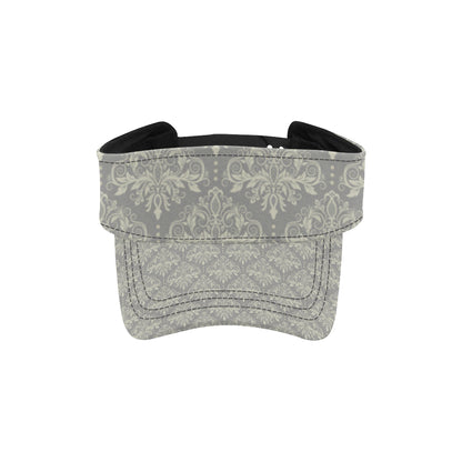 Damask Grey Elegant Print Pattern Unisex Sun Visor