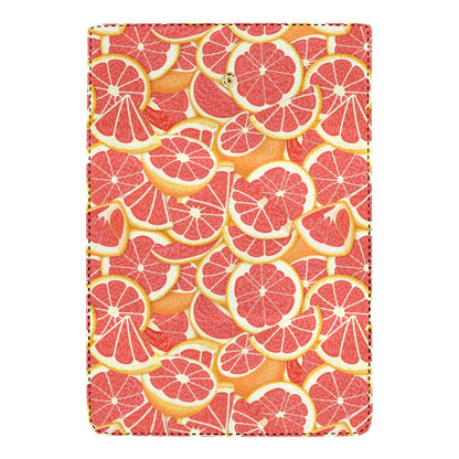 Grapefruit Pattern Print Design GF02 Women's Trifold Wallet