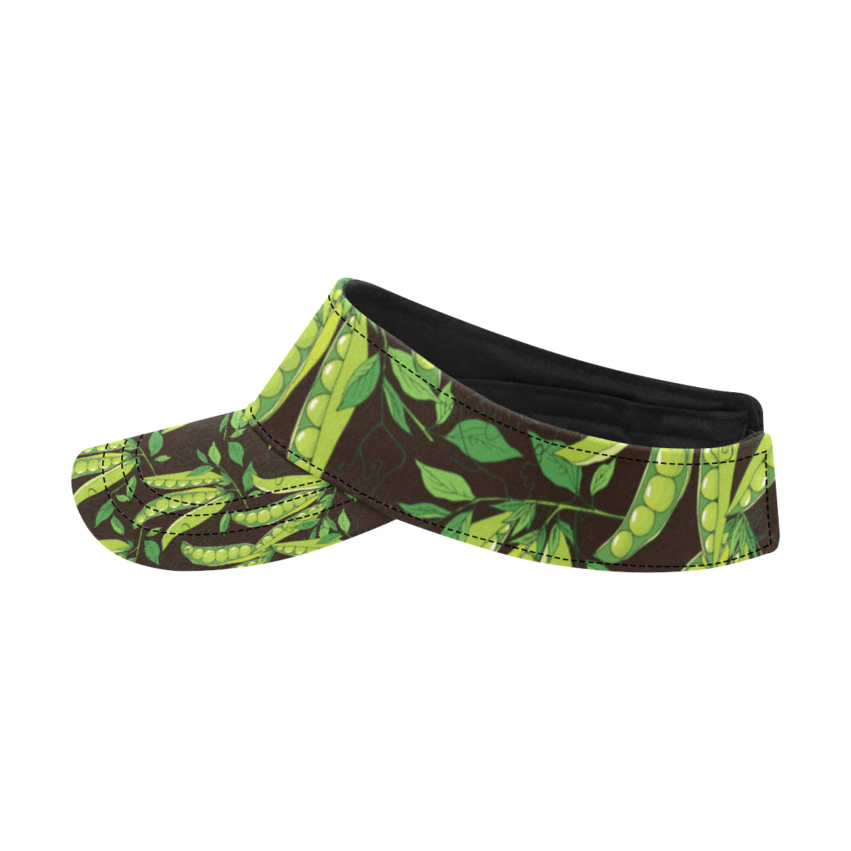 Peas Pattern Print Design A03 Unisex Sun Visor