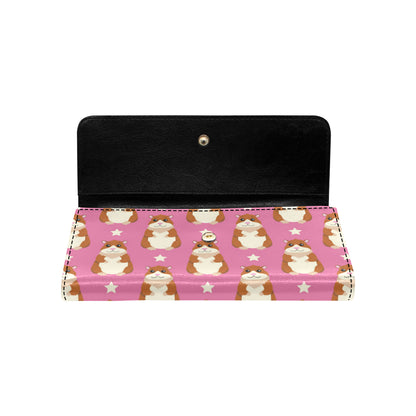 Hamster Cute Pattern Print Design 02 Women's Trifold Wallet