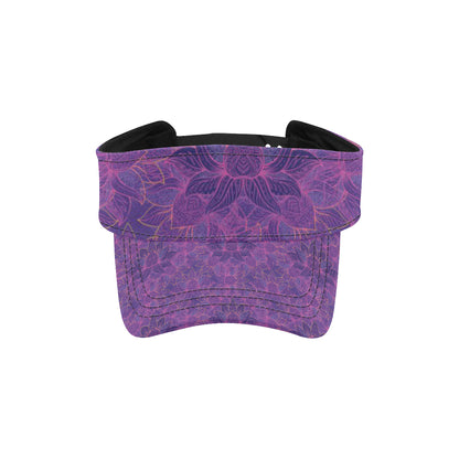 Bohemian Lotus Mandala Style Unisex Sun Visor