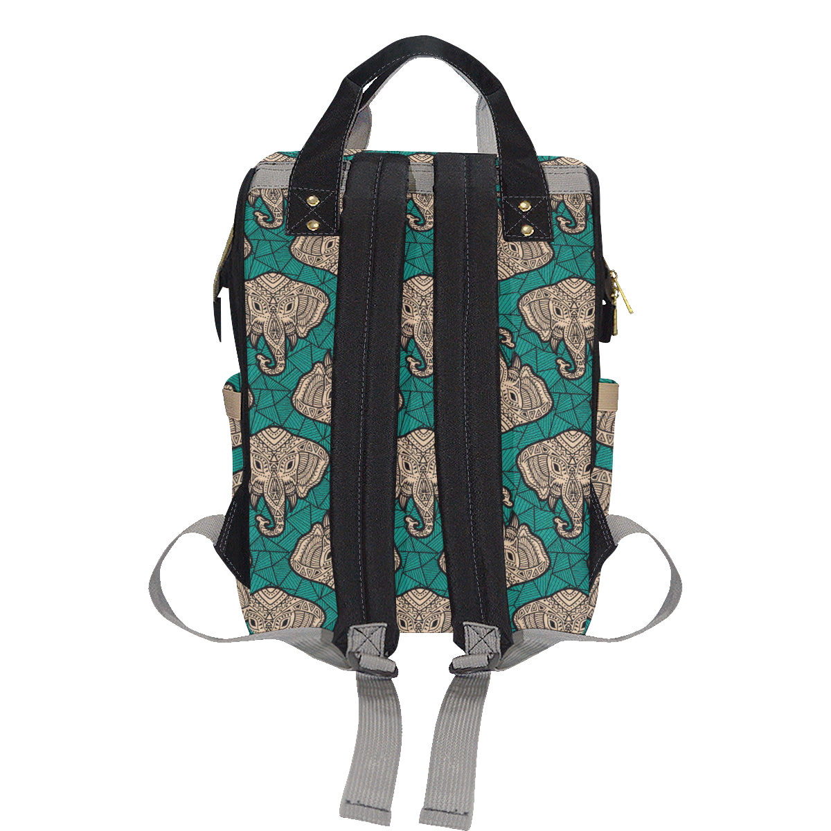 Boho Head Elephant Diaper Bag Backpack