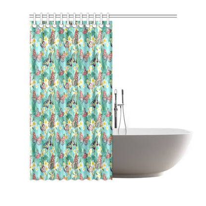 Butterfly Pattern Print Design 09 Shower Curtain