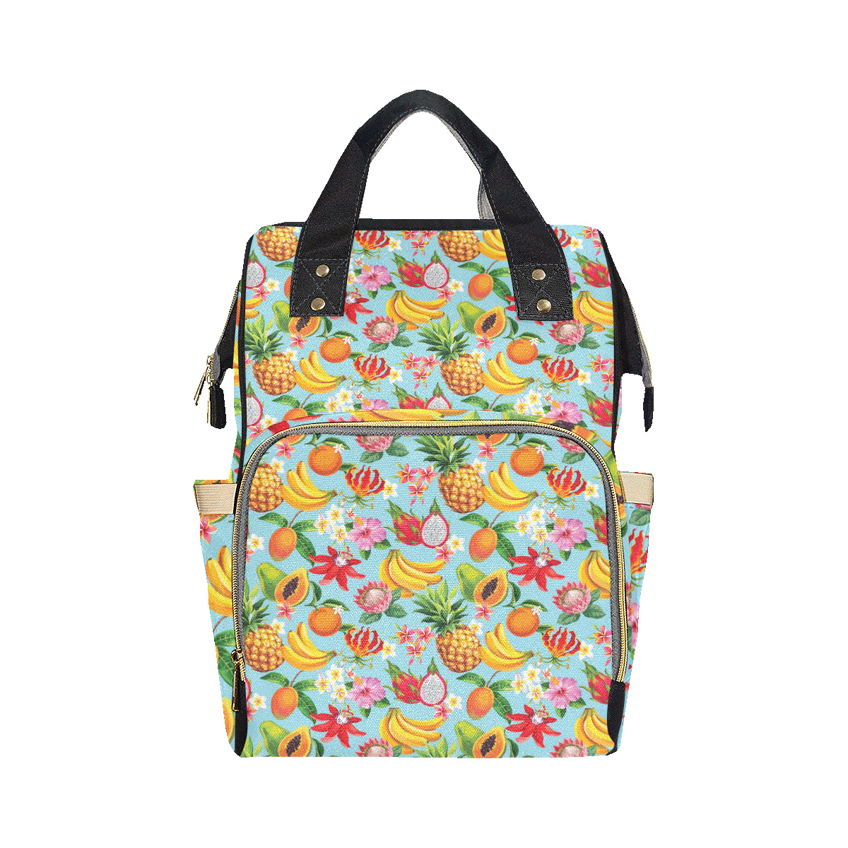 Tropical Fruits Pattern Print Design TF01 Diaper Bag Backpack
